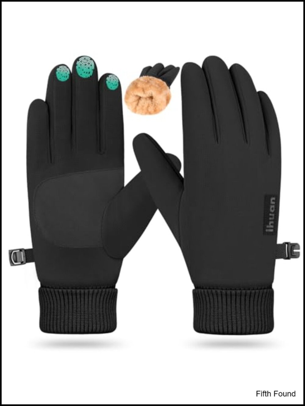 Thermal Fleece Lined Touchscreen Winter Gloves for Men Women